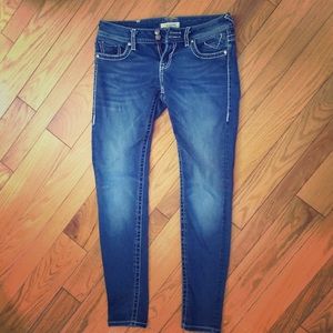 Vigoss Skinny Jeans Dark Wash embellished